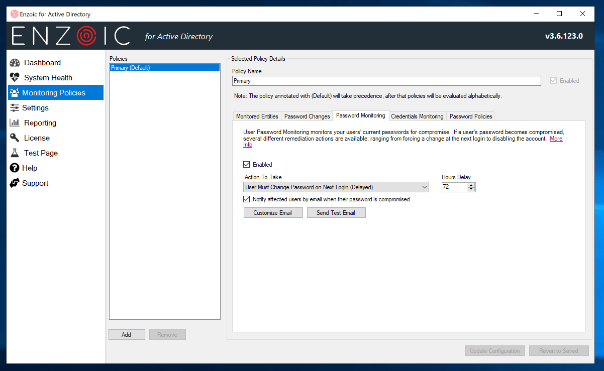 Screen for Compromised or Exposed Passwords Daily 