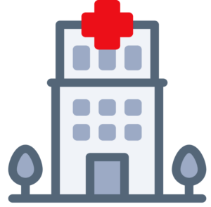 healthcare building icon