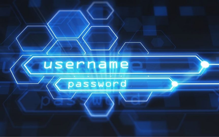username & password
